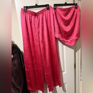Free People Magenta Lounge Set Size L 🔥